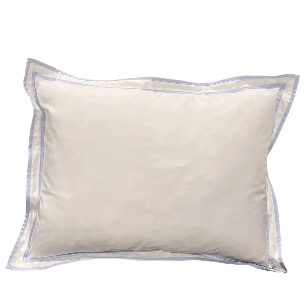 Lauren Ralph Lauren Accent Pillow 12x16 Blue‎ Cornflower Border Sateen NWT